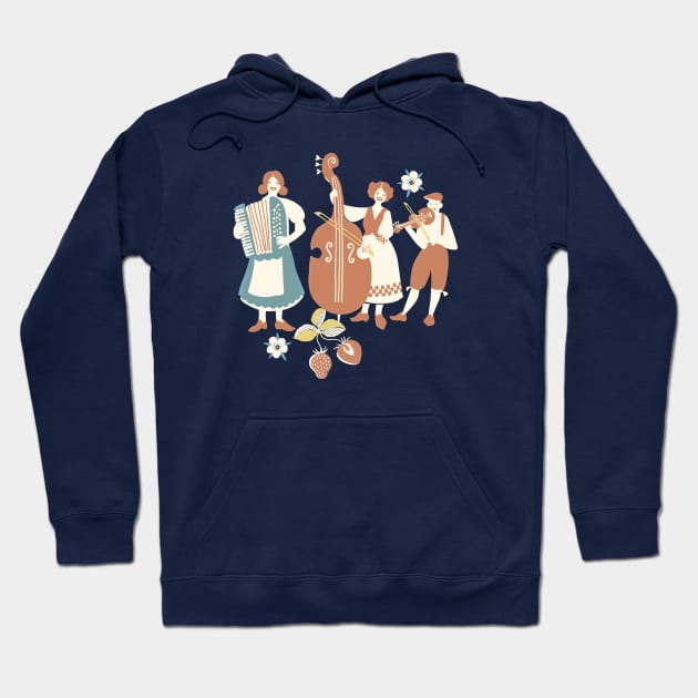 Swedish Folk Band Hoodie by Rebelform